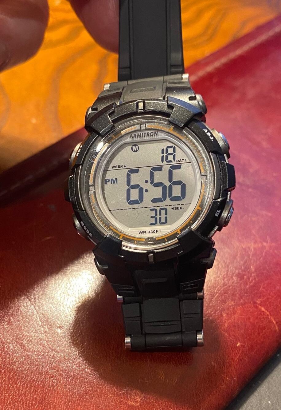 36mm Armitron ProSports Watch, WR 100M, 45/7111,